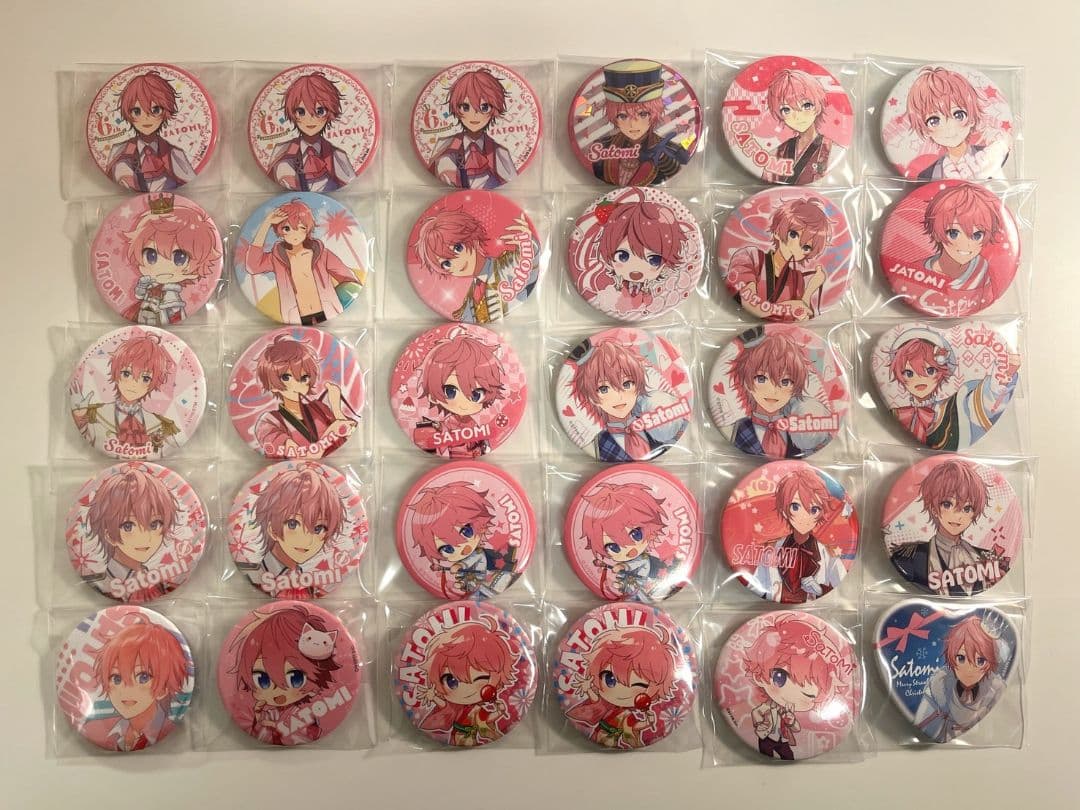 すとぷり　さとみくん　缶バッジ　まとめ売り