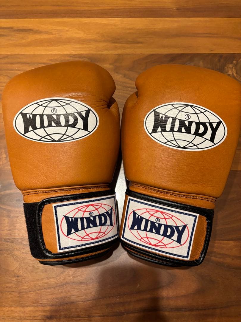 金欠学園長 　WINDY ボクシンググローブ ブラウン