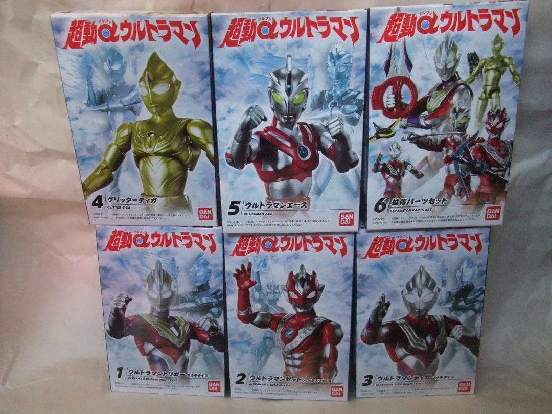 新品未開封　超動 トリガー ティガ ブレーザー ギンガ ゴモラ　セット