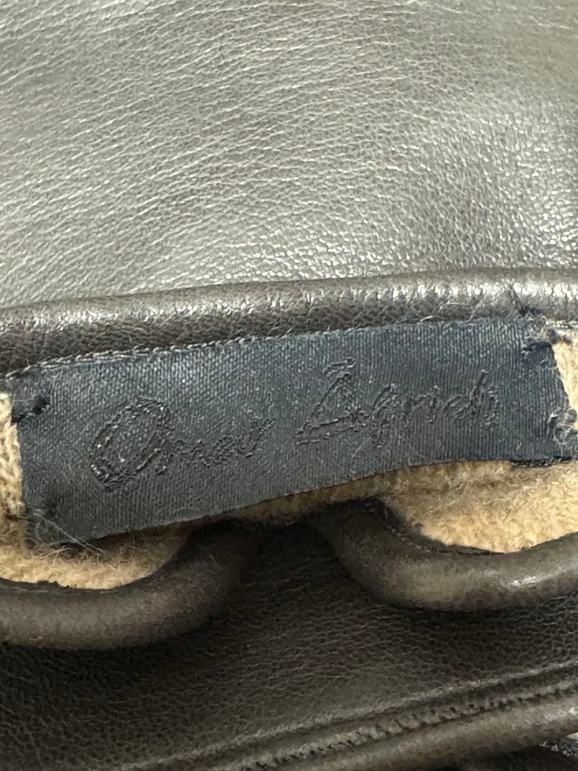 小物 24AW OMAR AFRIDI CURVED GLOVES STEE