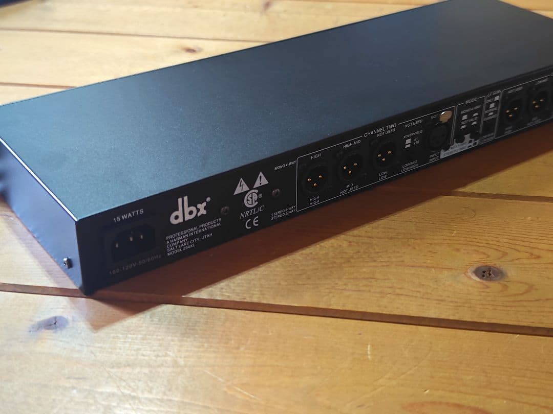dbx 234 XL チャンネルデバイダー クロスオーバー