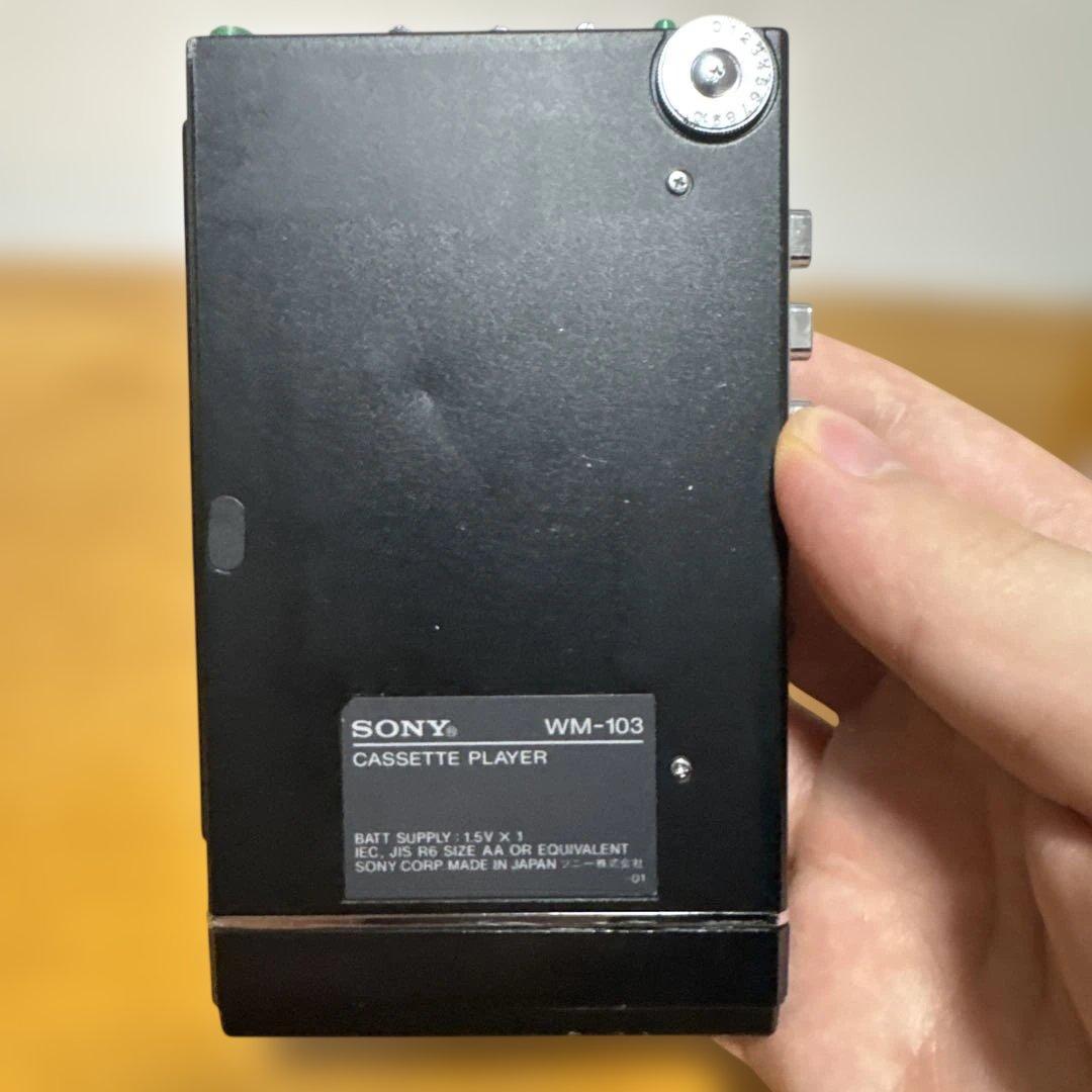 希少 SONY WALKMAN カセットプレーヤー WM-103