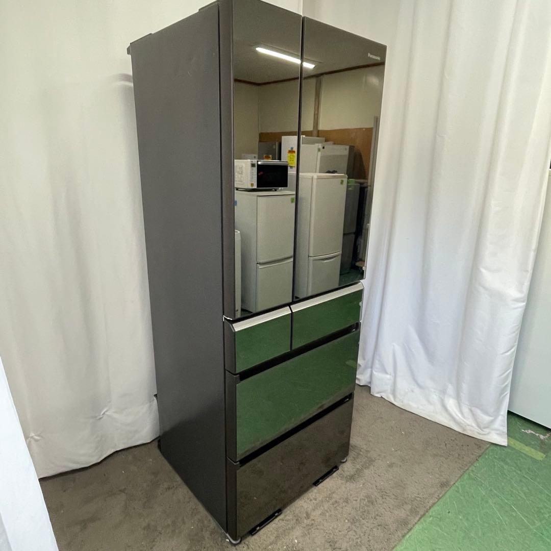 460⭕️冷蔵庫　パナソニック　500-600ℓ級　両開き　設置無料　黒　安い