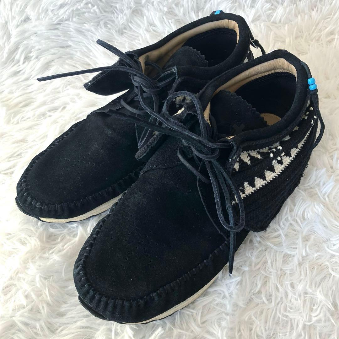 visvim ヴィズヴィム モカシンスニーカー スウェード ブラック