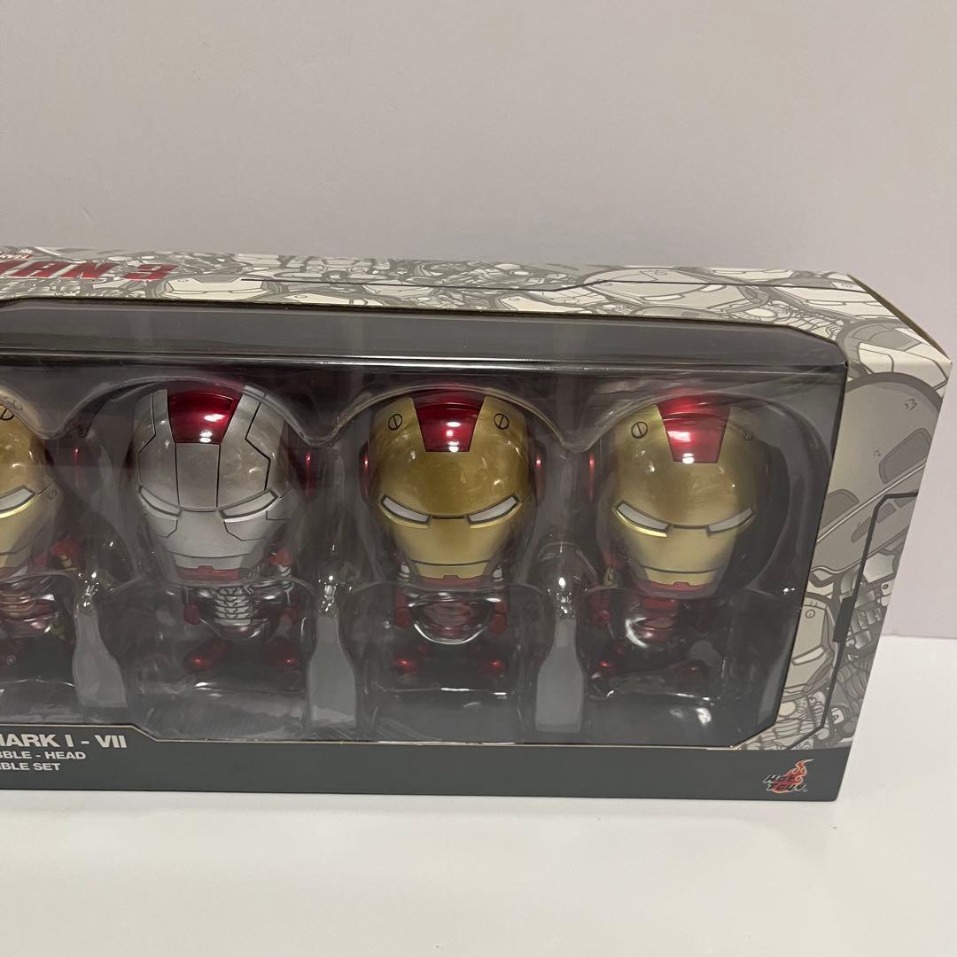 未開封 コスベイビー アイアンマン・マーク1~7 7体セット ボブルヘッド S