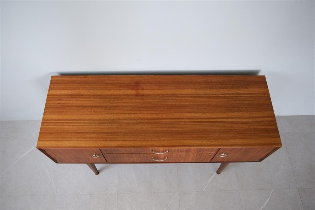 英国アンティークMeredew製サイドボード/木製机/テレビ台(91-216)