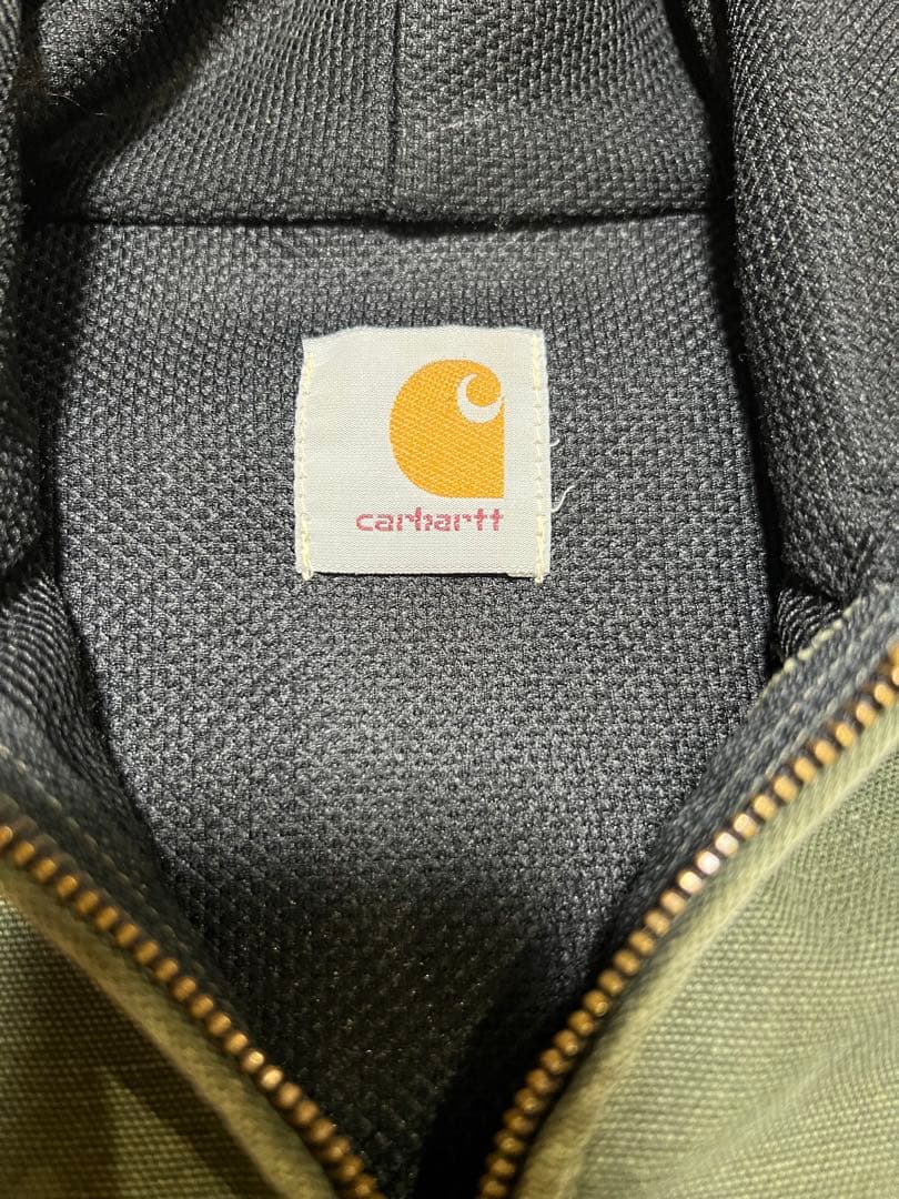 90s Carhartt アクティブジャケット モス グリーン カーハート
