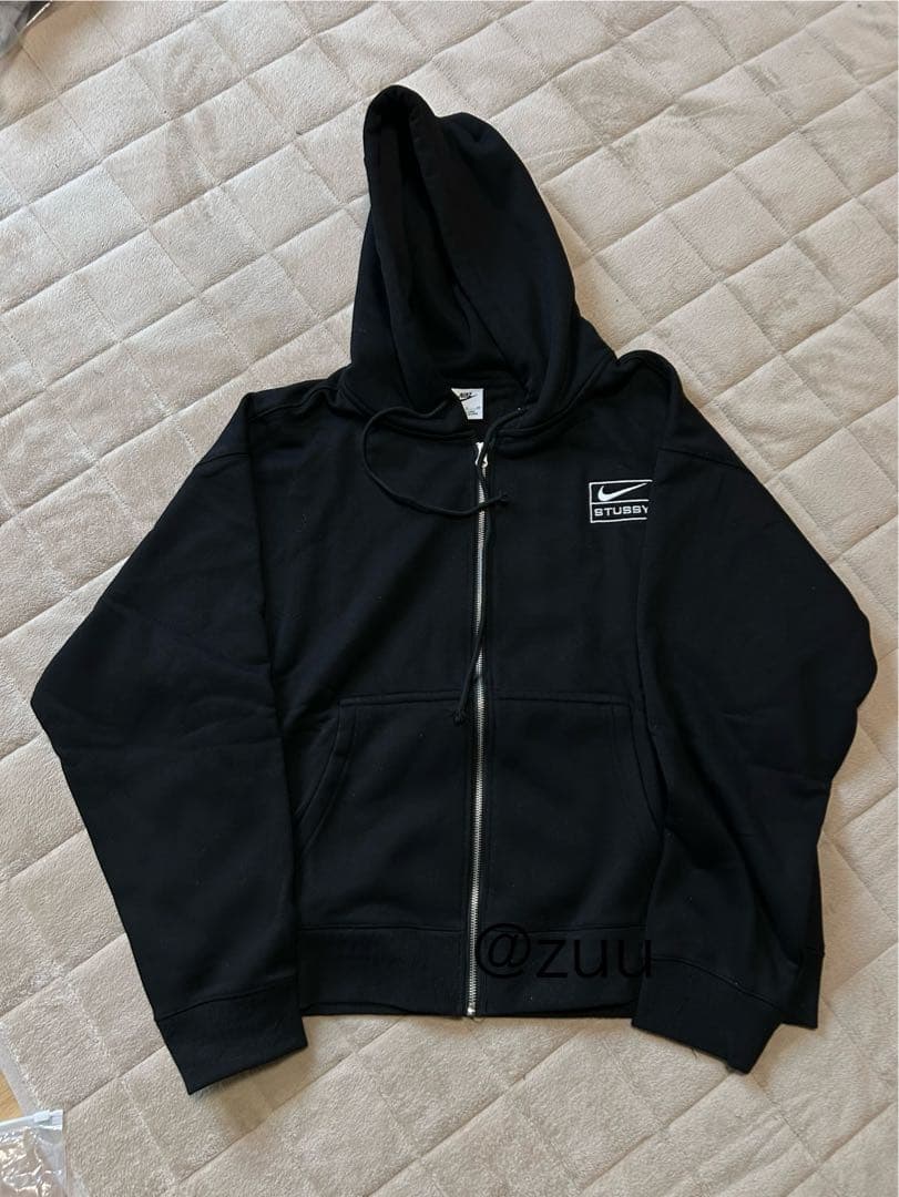 【試着品】STUSSY × NIKE コラボジップパーカー　他サイズあり