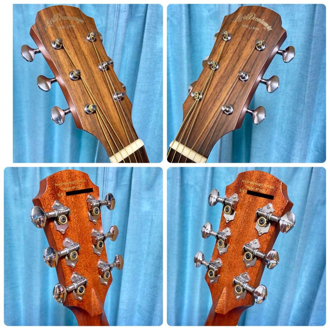 【オール単板★ハードケース付★牛骨】ARIA☆AF505【弾き易く調整☆新品弦】