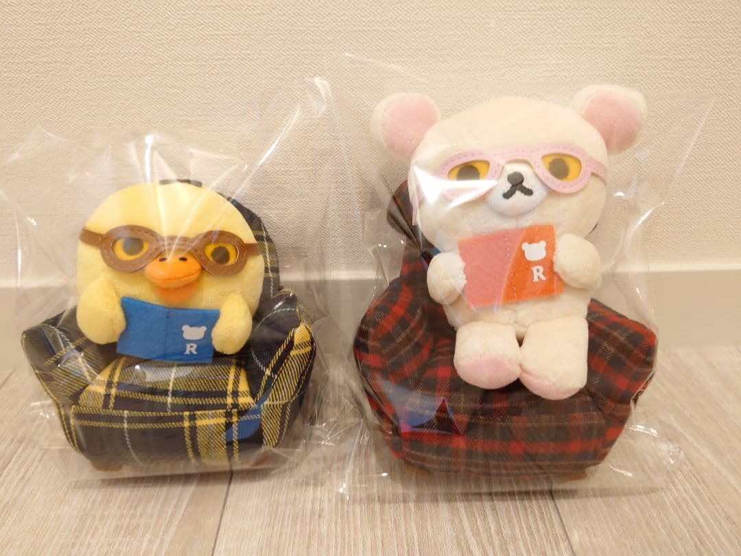 リラックマブックカフェコリラックマ・キイロイトリぬいぐるみ