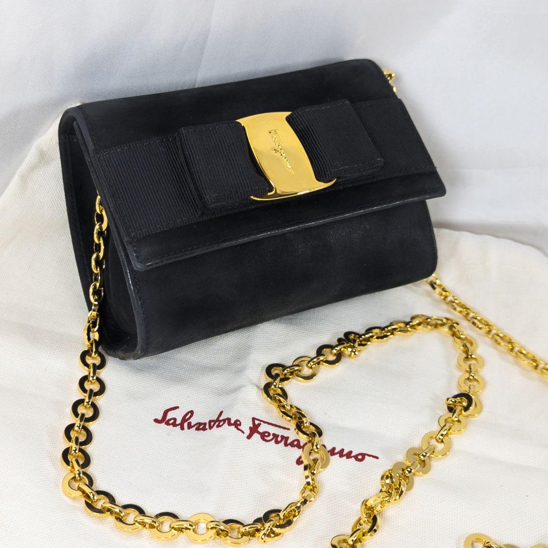 美品✨ Ferragamo ヴァラリボンミニショルダーバッグ 2way 保存袋付