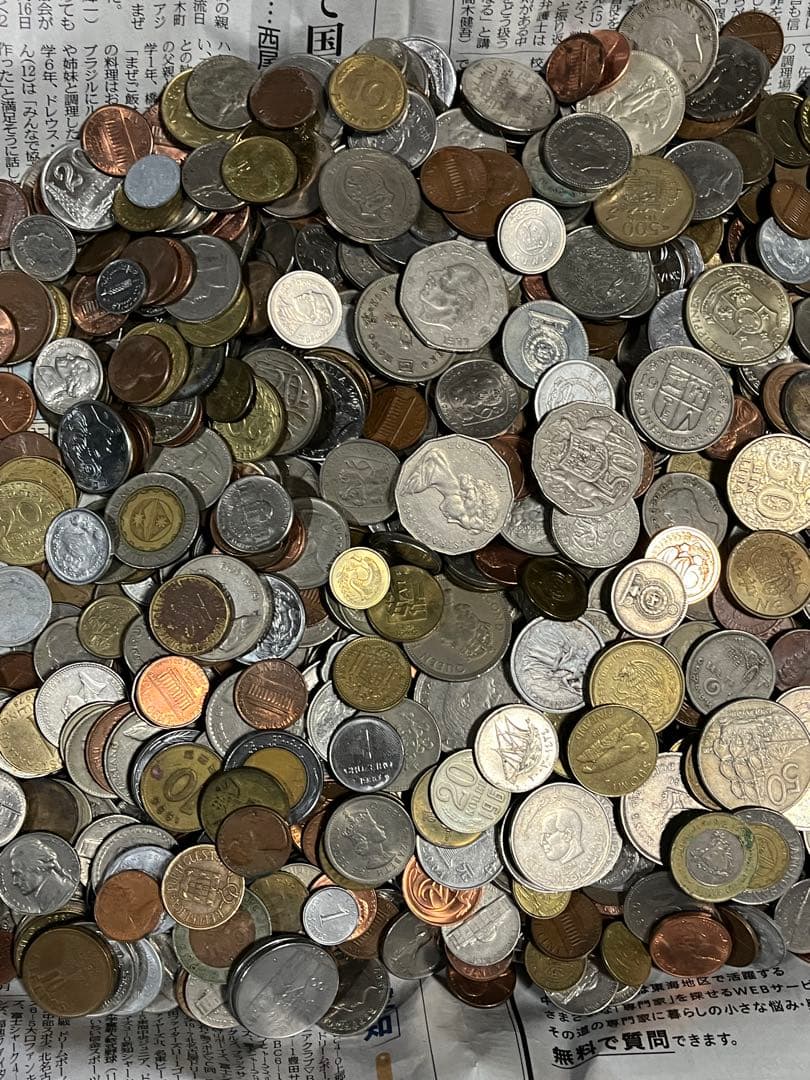 s*n様 5.7kg 外国 まとめて 外国銭  硬貨 古銭 貨幣 大
