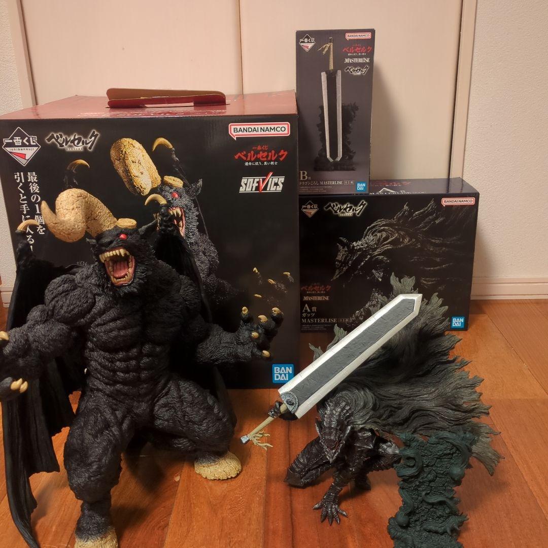 一番くじ ベルセルク 運命に抗う、黒い剣士 A賞 B賞 ラストワン賞まとめ売り