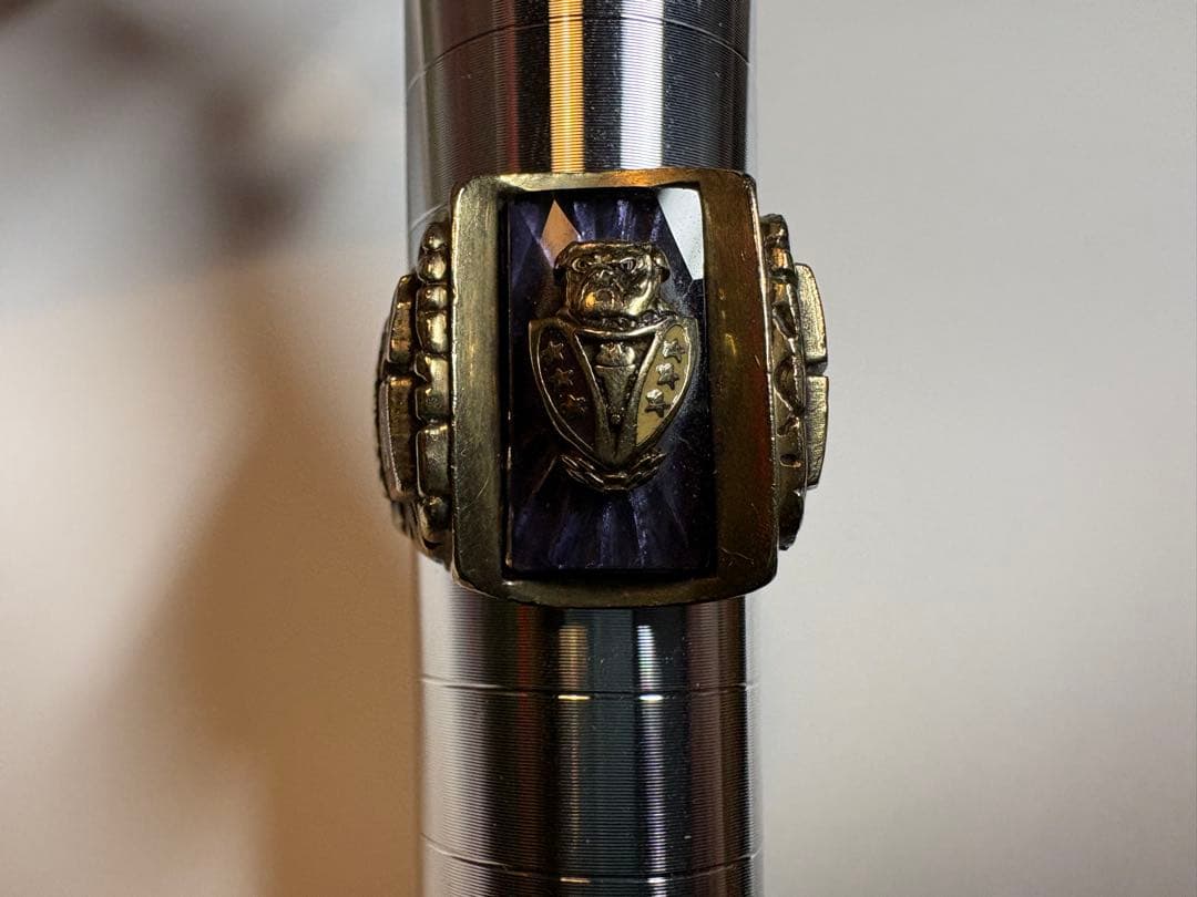 ヴィンテージ 10K ゴールド クラスリング SAFARI