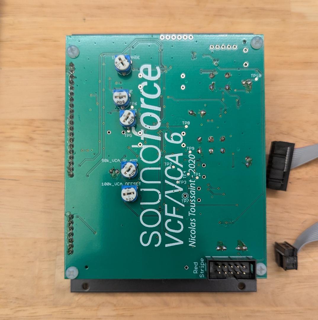 Soundforce VCF/VCA 6 モジュール（ユーロラック）