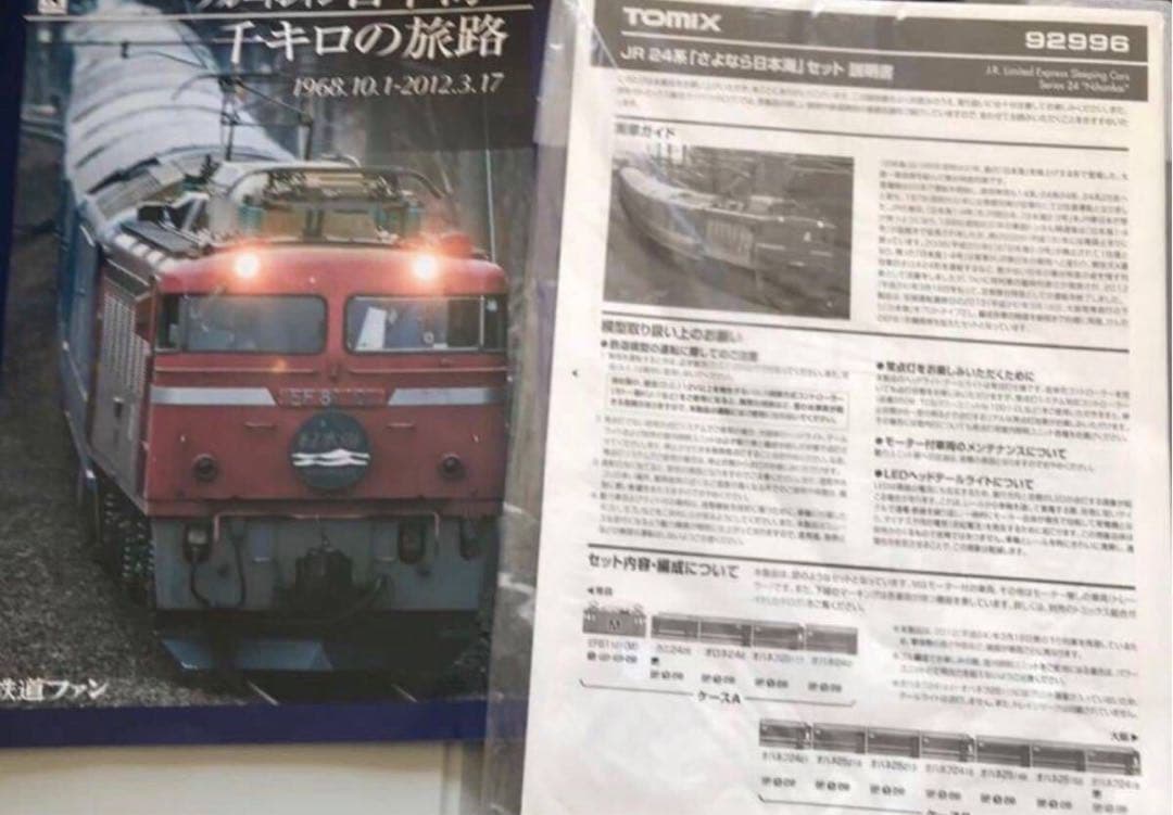 TOMIX　92996 JR24系「さよなら　日本海」【限定品 】(完全未使用)