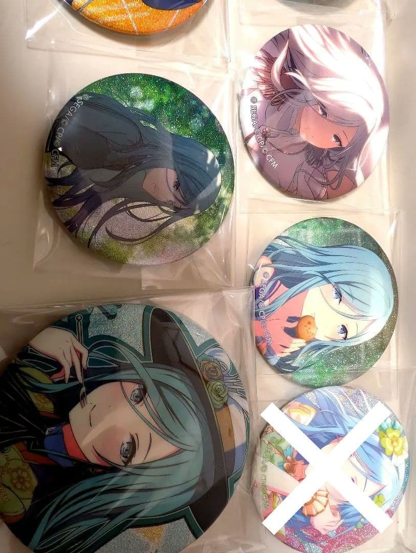 【全て絵柄違い】プロセカ 日野森雫 缶バッジ グリ缶 24個