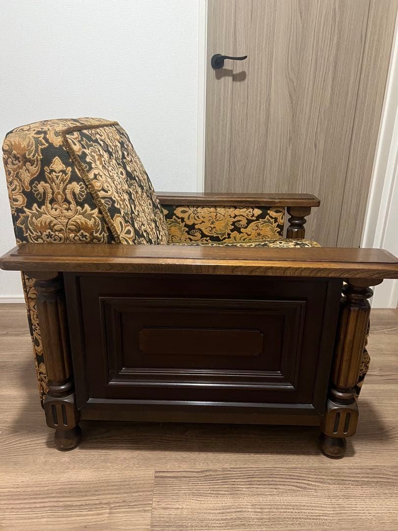 アンティーク 1人掛けソファ / アームチェア　昭和レトロ