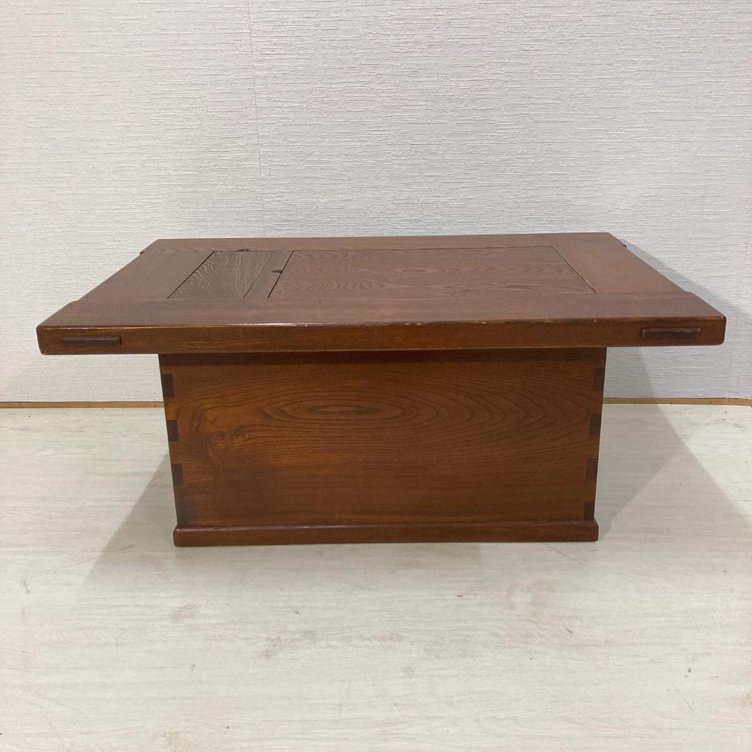 囲炉裏テーブル　座卓　昭和レトロ 火鉢 古民家　 引き出し 木製