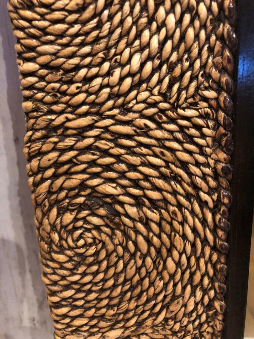 ウォーターヒヤシンス　額縁風インテリアミラー