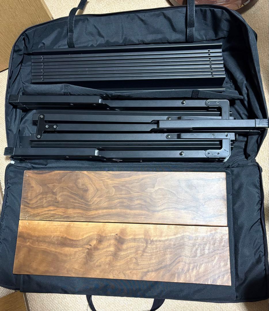 RATEL WORKS アウトドアテーブル ブラック/ウッド