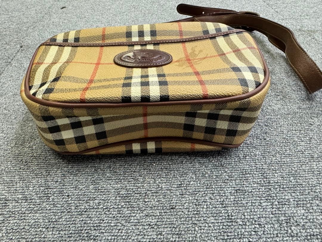 Burberry バーバリー ショルダーバッグ ポシェット ノバチェック PVC