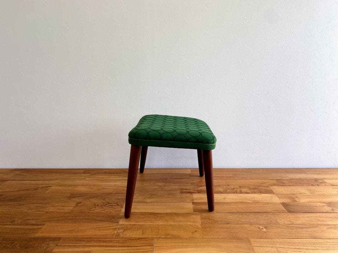 デンマーク ヴィンテージ オットマン スツール チーク材 ミナペルホネン 仕上済