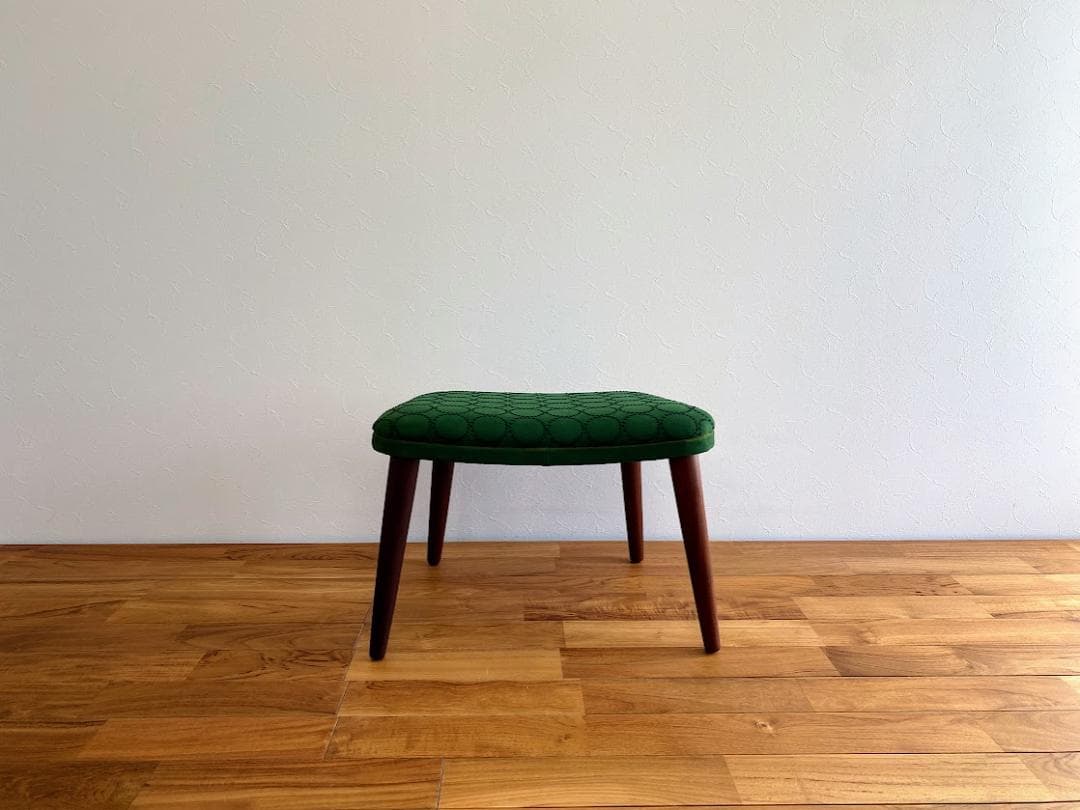 デンマーク ヴィンテージ オットマン スツール チーク材 ミナペルホネン 仕上済