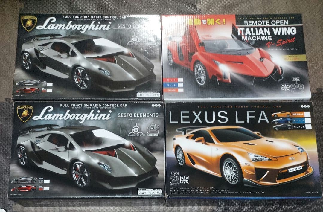 RX－7、LEXUS LFA、ITALIAN WING、ランポルギーニ、NSX等