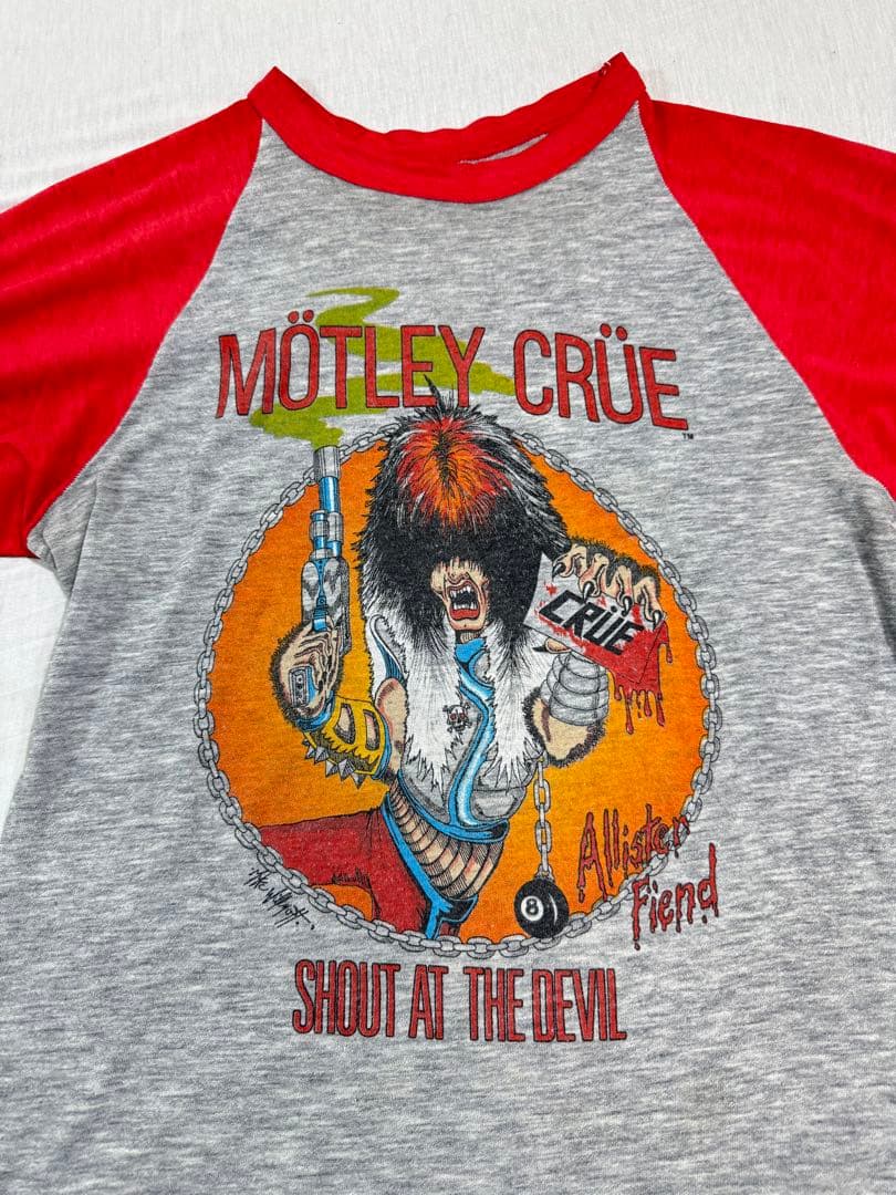 モトリクルー　ヴィンテージ　Tシャツ　1983-84 シャウトアットザデビル