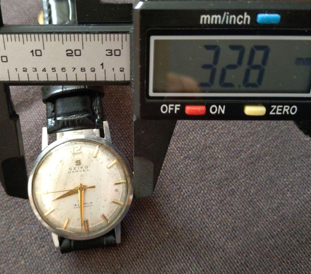 ア5.SEIKO MARVEL メンズ手巻き腕時計