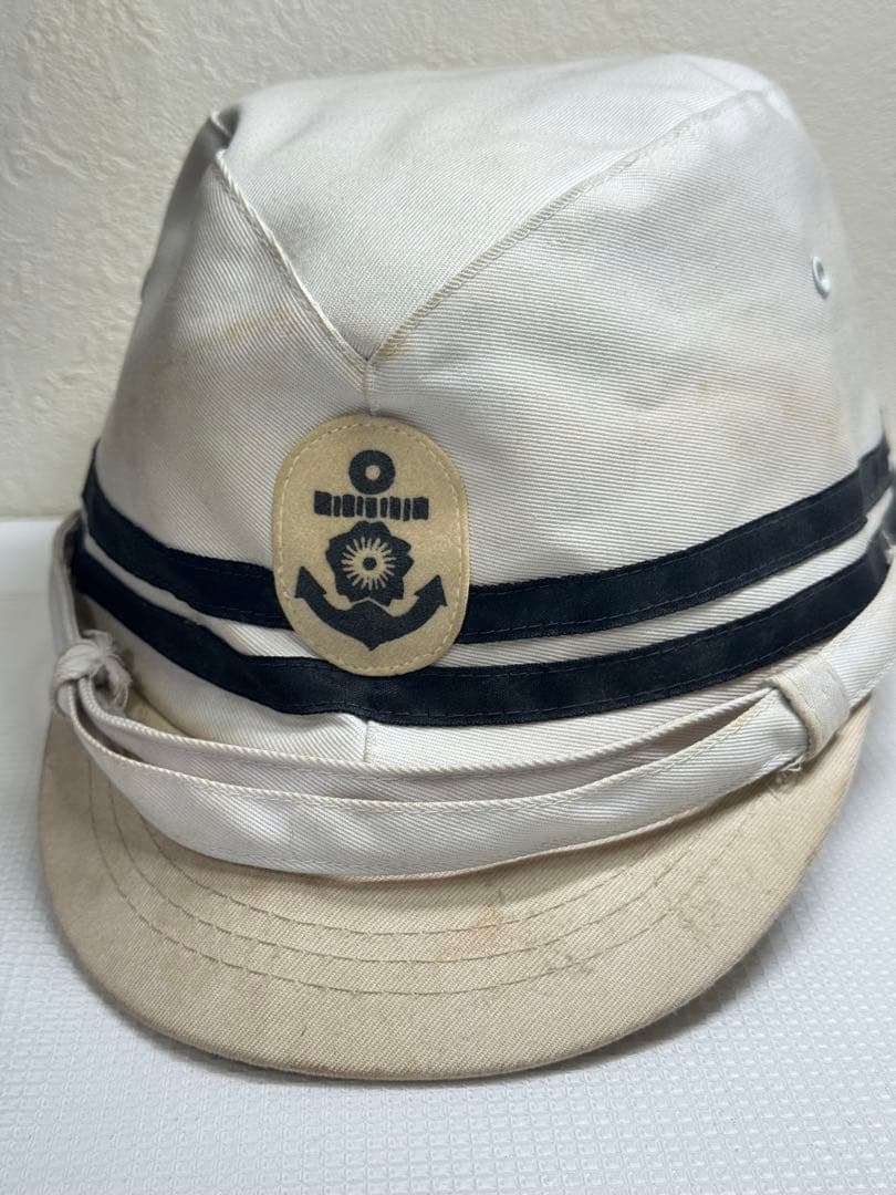 【貴重】大日本帝国海軍 略帽 旧日本軍 海軍軍帽　実物時代物