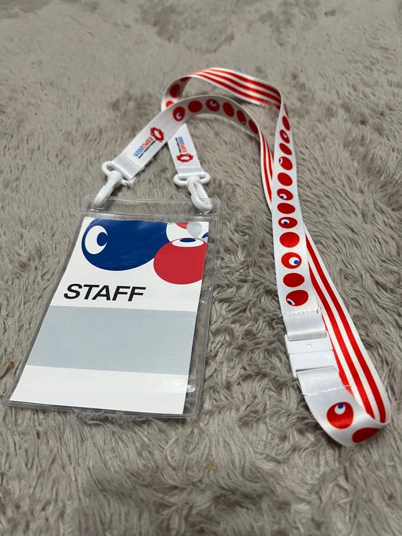 【非売品/激レア】 万博2025 STAF専用 ネックストラップ＆カードホルダー