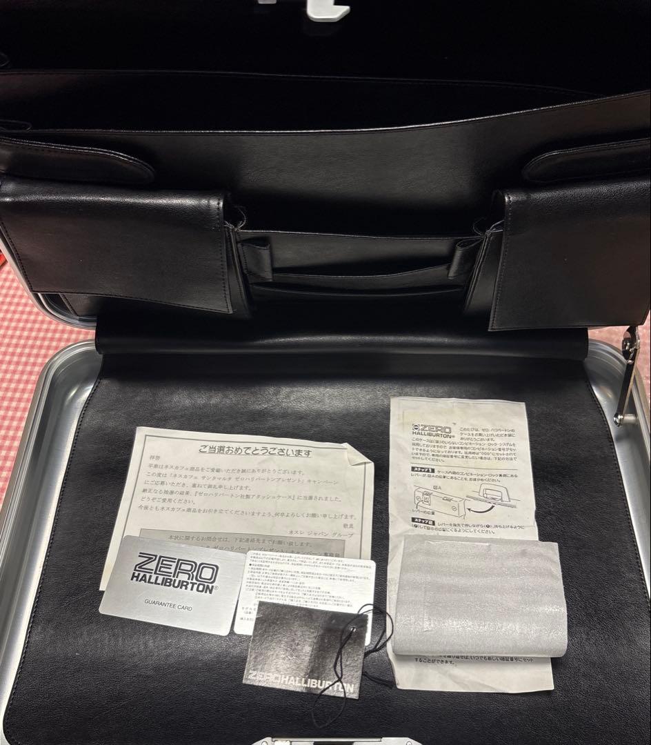 ゼロハリバートン ダイヤルロック式　アタッシュケース /ネスカフェ サンタマルタ