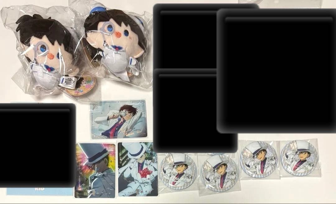 名探偵コナン　怪盗キッド　kayou マスコット　缶バッジ　まとめ売り