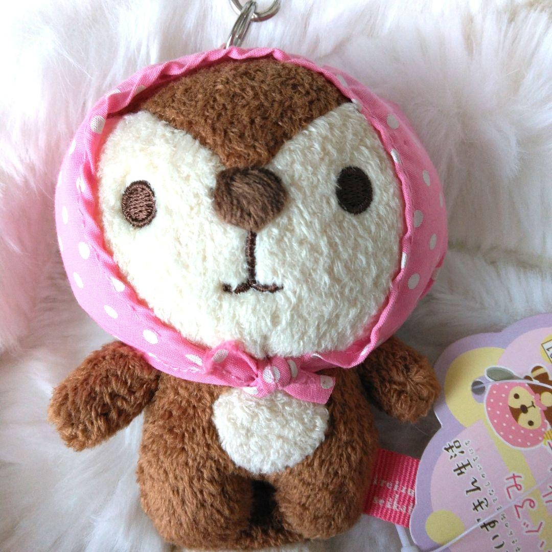 平成レトロ　きれいずきん生活　リール　マスコット　ぬいぐるみ　キーホルダー