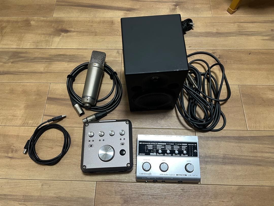 DTM・DAW TASCAM US-366. RODE NT1-A.YAMAHA MSP3