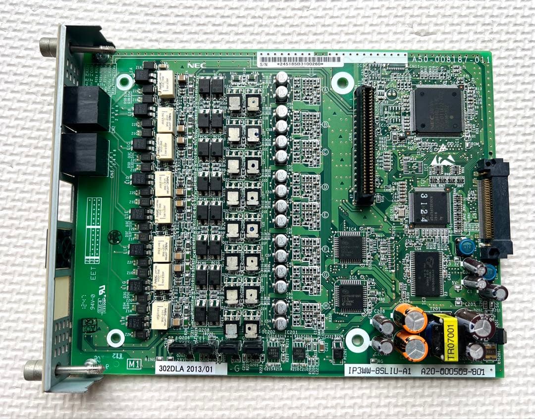 NEC IP3WW-8SLIU-A1 8単体電話機ユニット基板