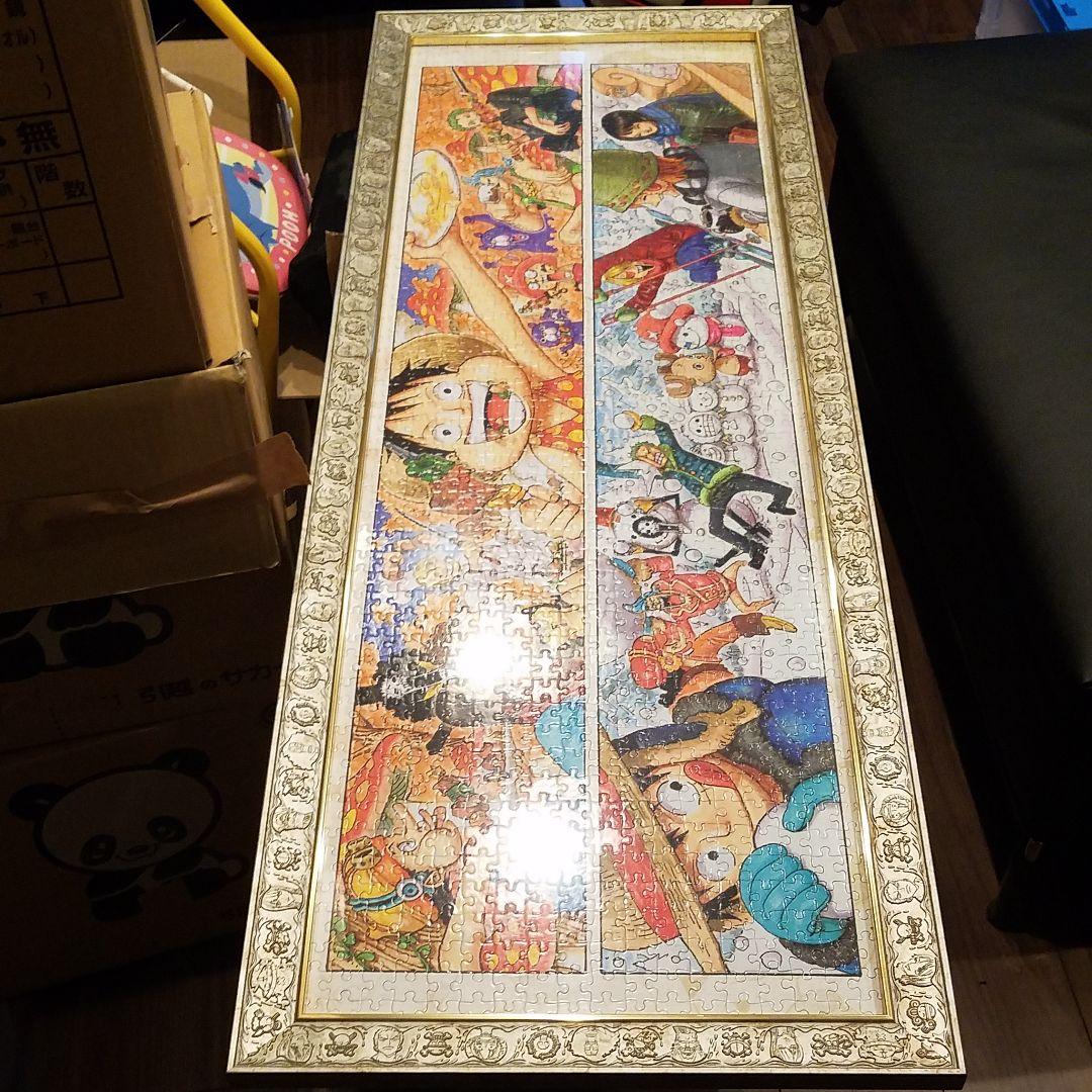 ワンピースロングパズルと額縁