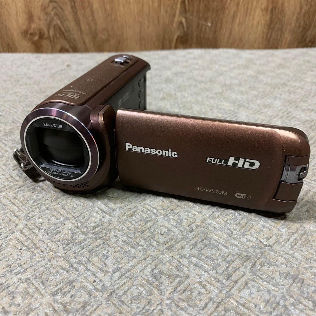 J627 Panasonic HC-W570M ビデオカメラ ブラウン