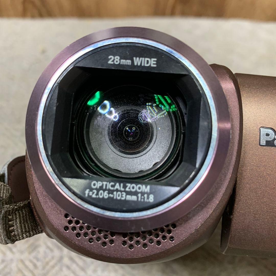 J627 Panasonic HC-W570M ビデオカメラ ブラウン