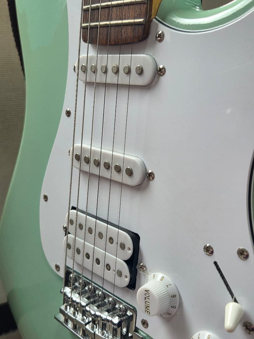 S.Galaner　ストラトキャスター エレキギター ミントグリーン