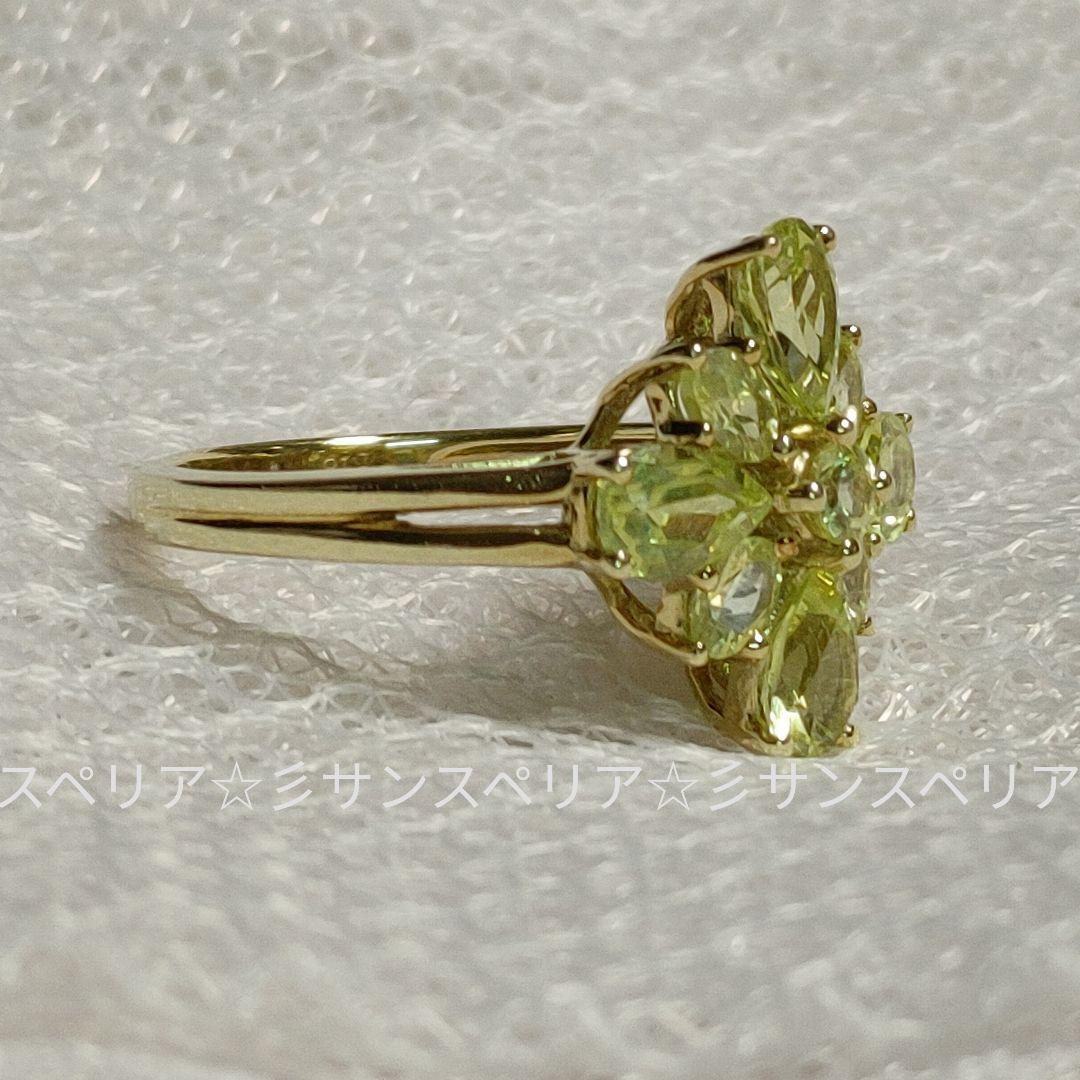 K18 パロットクリソベリル2.30ctのデザインリング