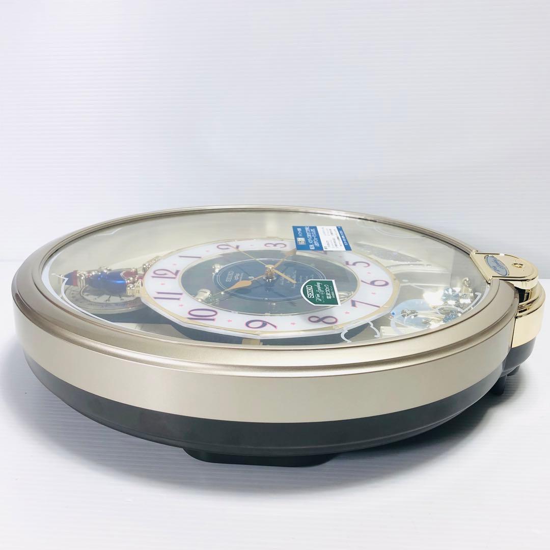 【極美品♪】SEIKO セイコー からくり電波掛け時計 RE555S 電波時計