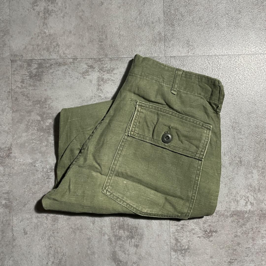 70s アメリカ軍 実物 0G107 baker pants 30×29