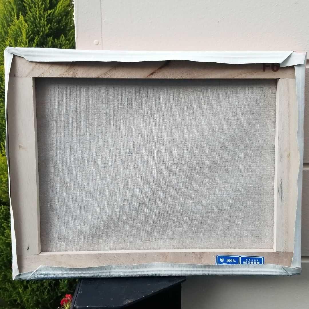 油絵　専用　丸い花瓶に入れたお花