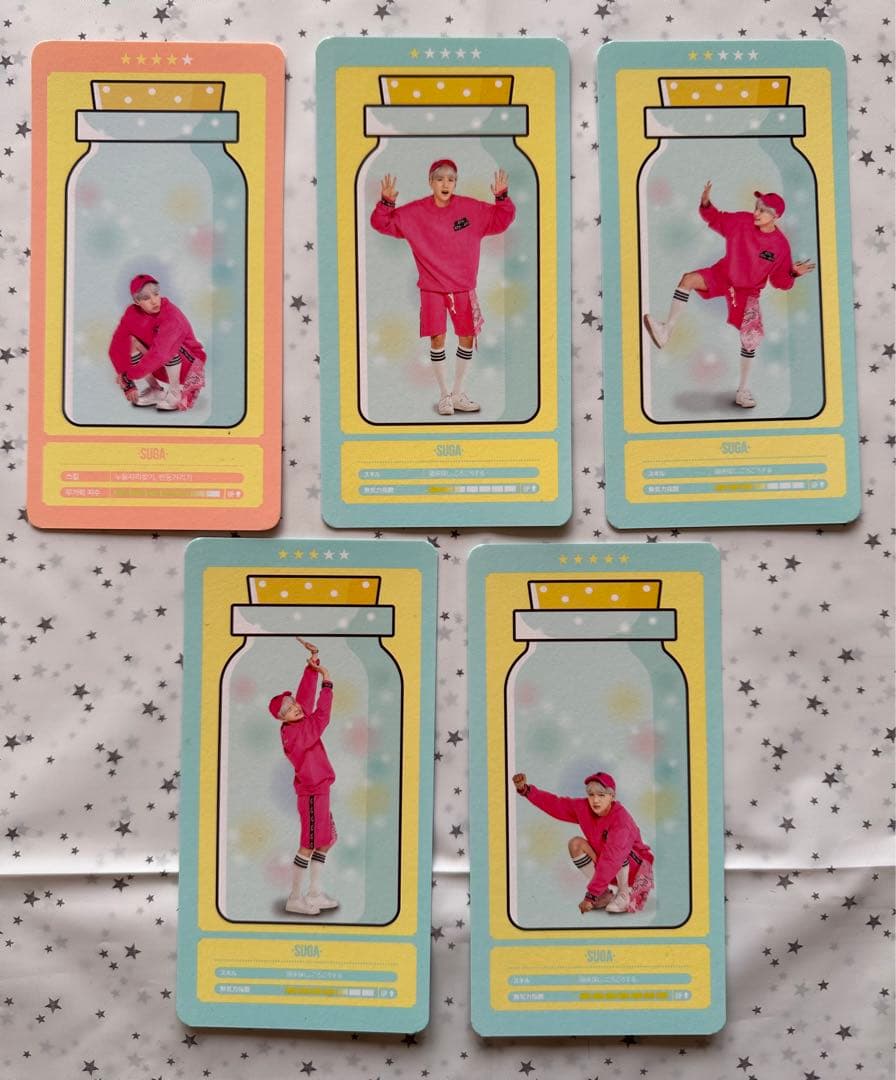 SUGAセット フォト ポラロイド トレカ キーホルダー BTS シュガ ユンギ