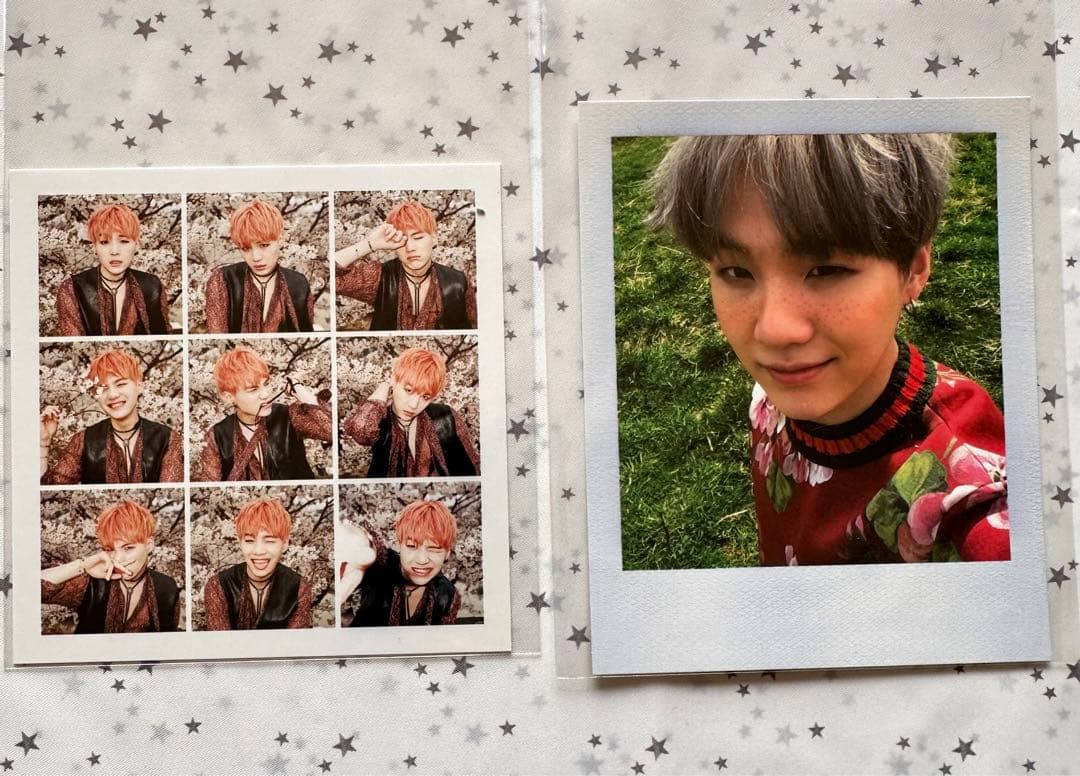 SUGAセット フォト ポラロイド トレカ キーホルダー BTS シュガ ユンギ
