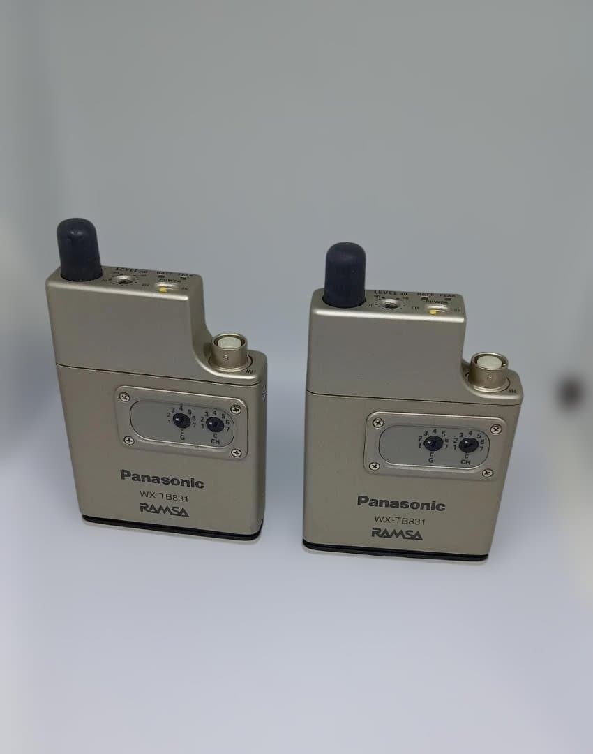 ◆RAMSA WX-TB831 ワイヤレス送信機 ラムサ◆①ジャンク2台セット