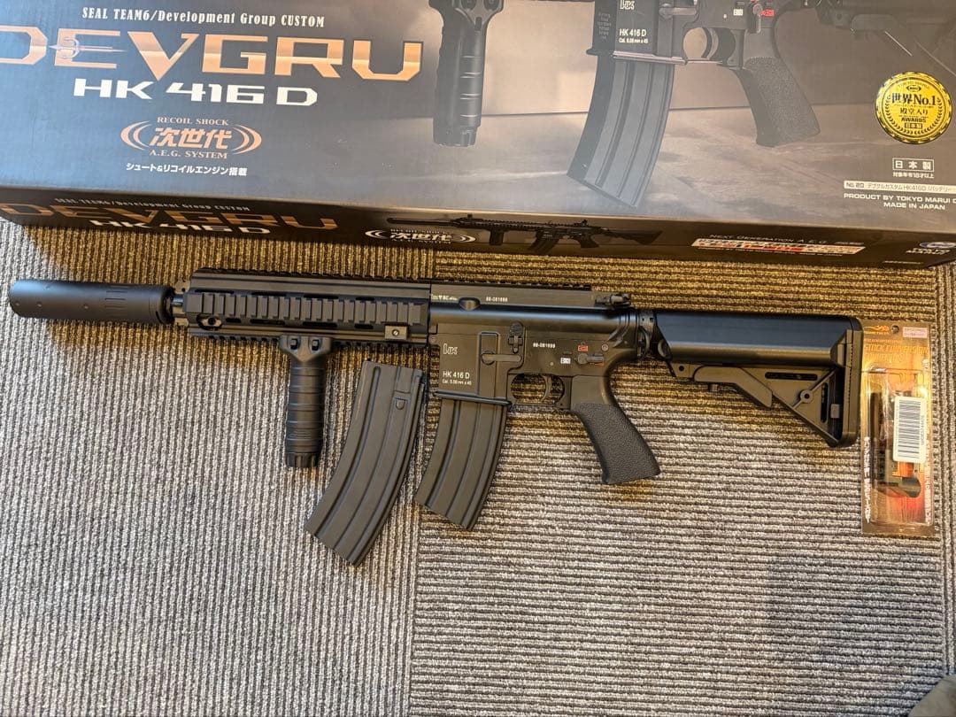 東京マルイ DEVGRUカスタム HK416D 次世代電動ガン ブラック　美品